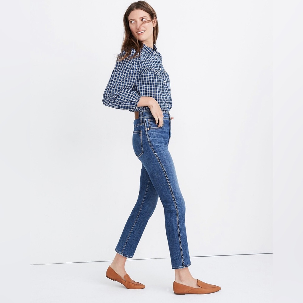 Madewell Stovepipe Jeans, size 27, blue